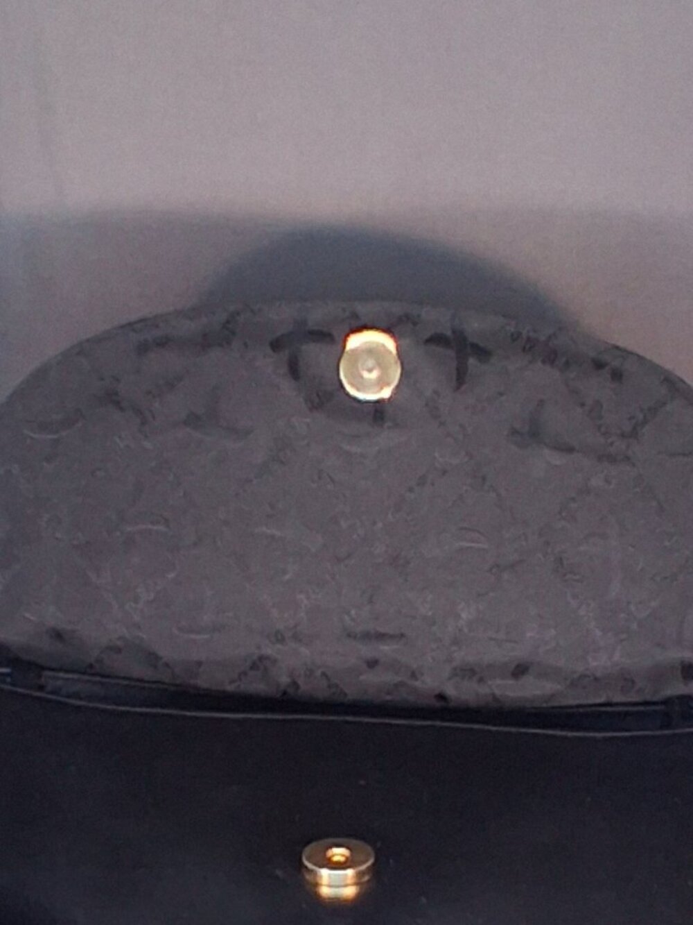 VTG Paloma Picasso Black Italian Leather Triple Gold X Convertible Shoulder Bag - Picture 8 of 14